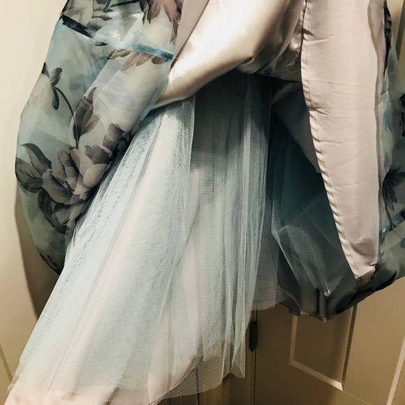 Chi Chi London | Blue Floral Dress - Picture 6 of 8